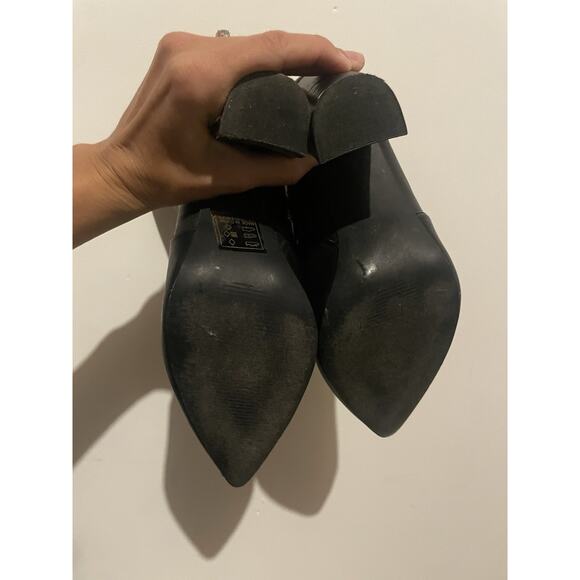 Qupid Signal 99x Block Heel Booties -‎ Black Size 8.5 - Picture 7 of 9